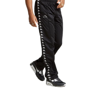 Kappa Teen Boy Size 16 Black Activewear Track Leisure Pants